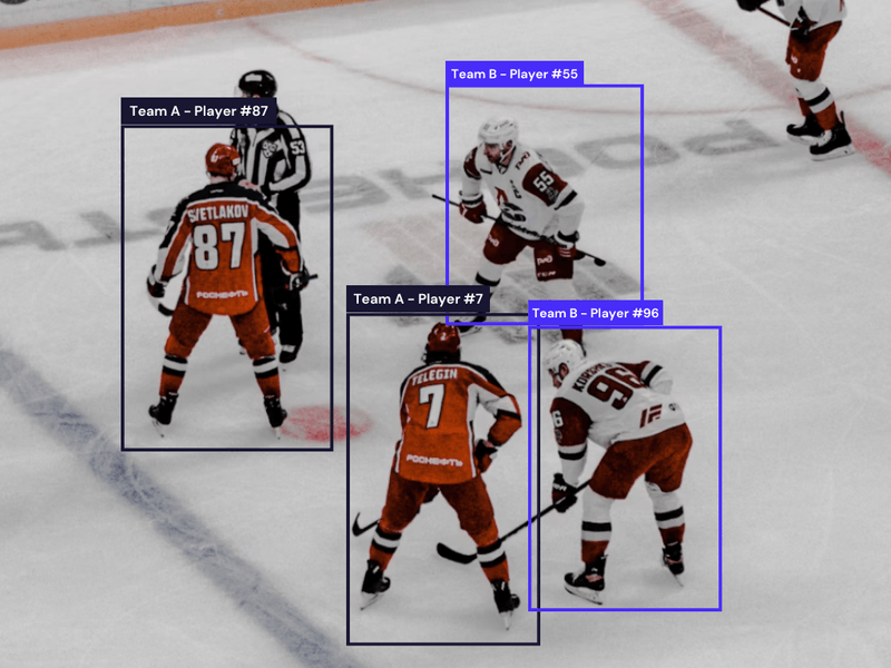 Ice hockey player tracking